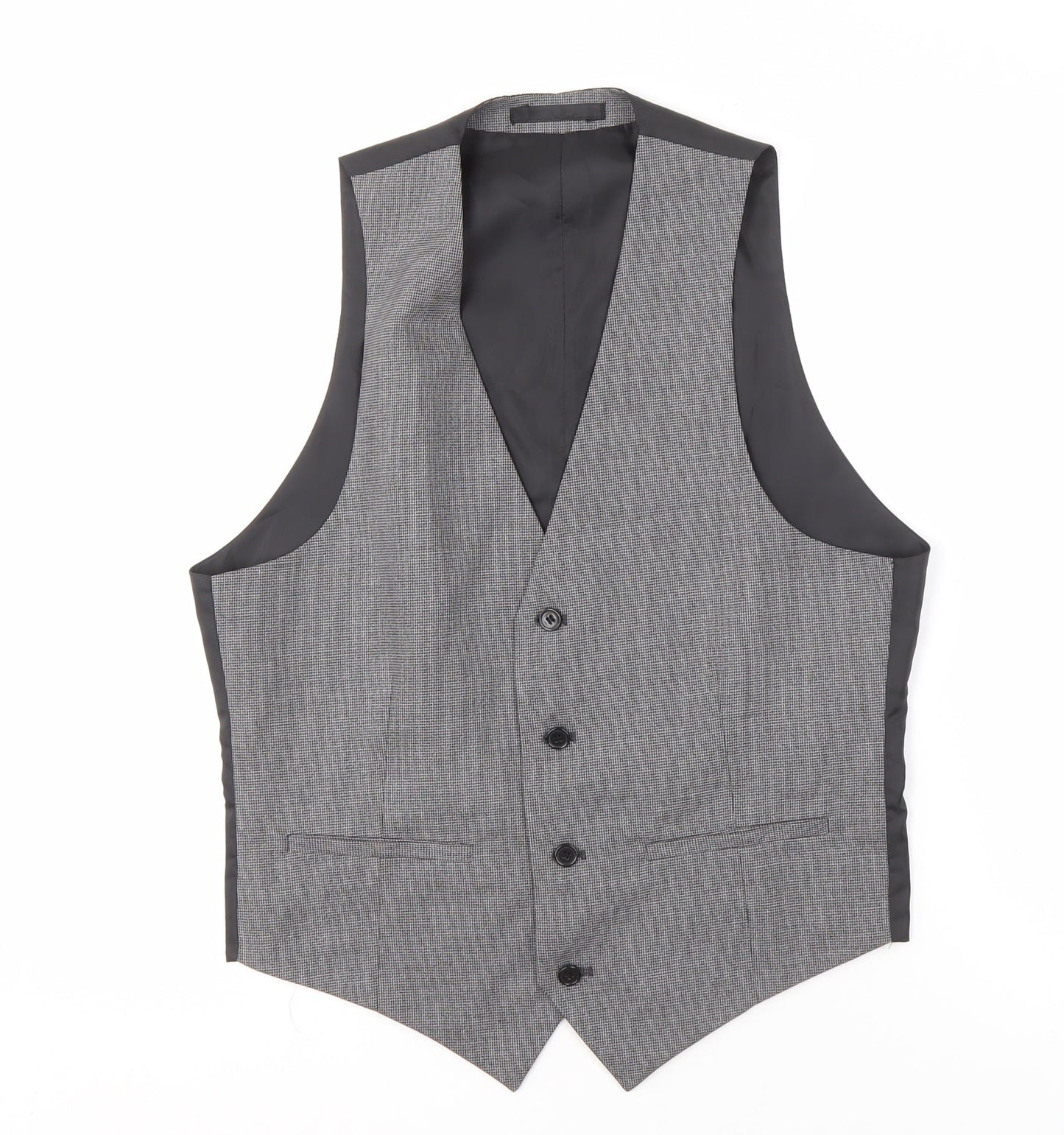 OneSixFive Men's Grey Waistcoat 38S Formal