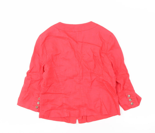 Merona Women's Red Cotton Jacket, Casual, Size S