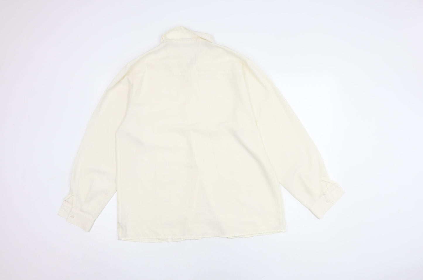 Womens UK Size 14 Windsmoor Ivory Polyester Button-Up