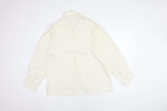 Windsmoor Women's Ivory Long Sleeve Button-Up Shirt