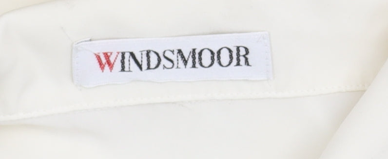 Womens UK Size 14 Windsmoor Ivory Polyester Button-Up