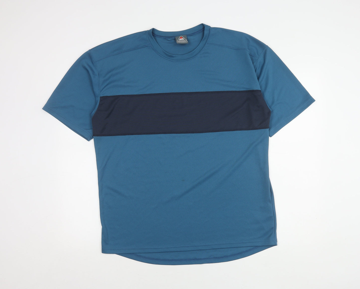 Wynnster Men's Blue XL Activewear T-Shirt Jersey