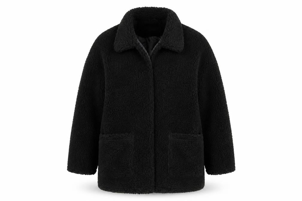 Brave Soul Women's Black Mid-Length Coat Size 14