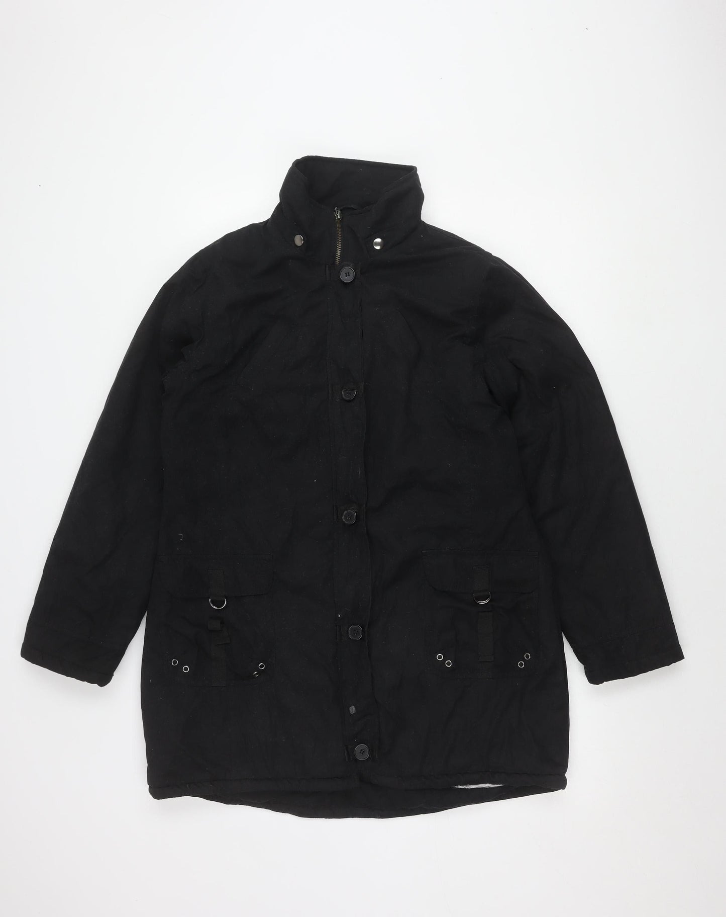 Next Women's Black Anorak Jacket Size 14