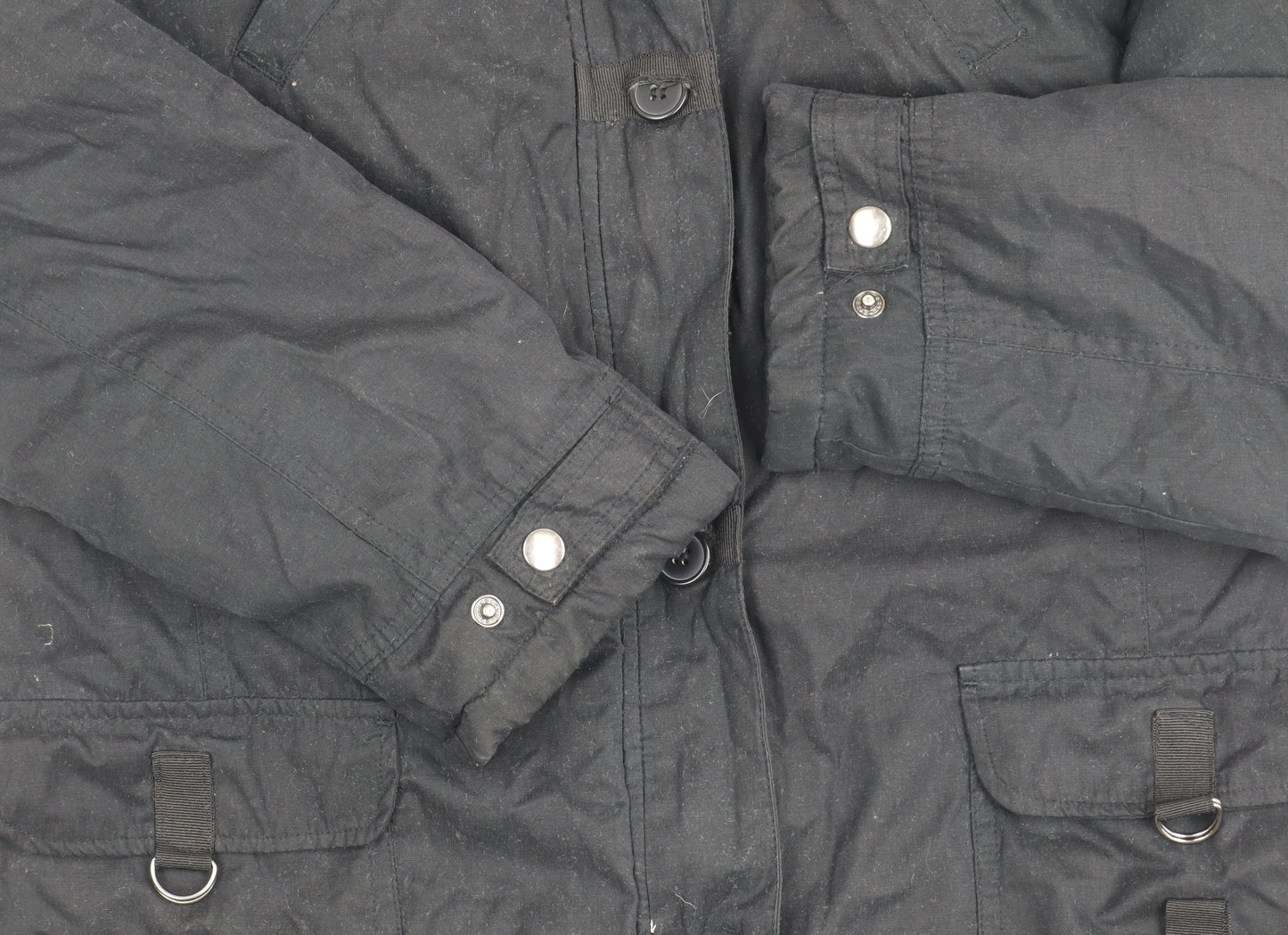 Next Women's Black Anorak Jacket Size 14