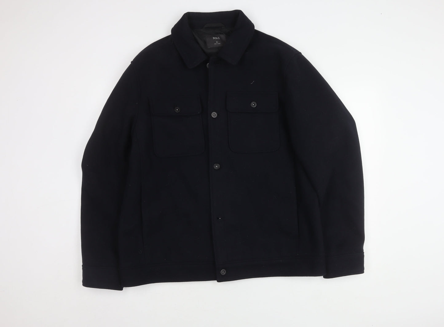 Marks and Spencer Men's Black XL Basic Jacket
