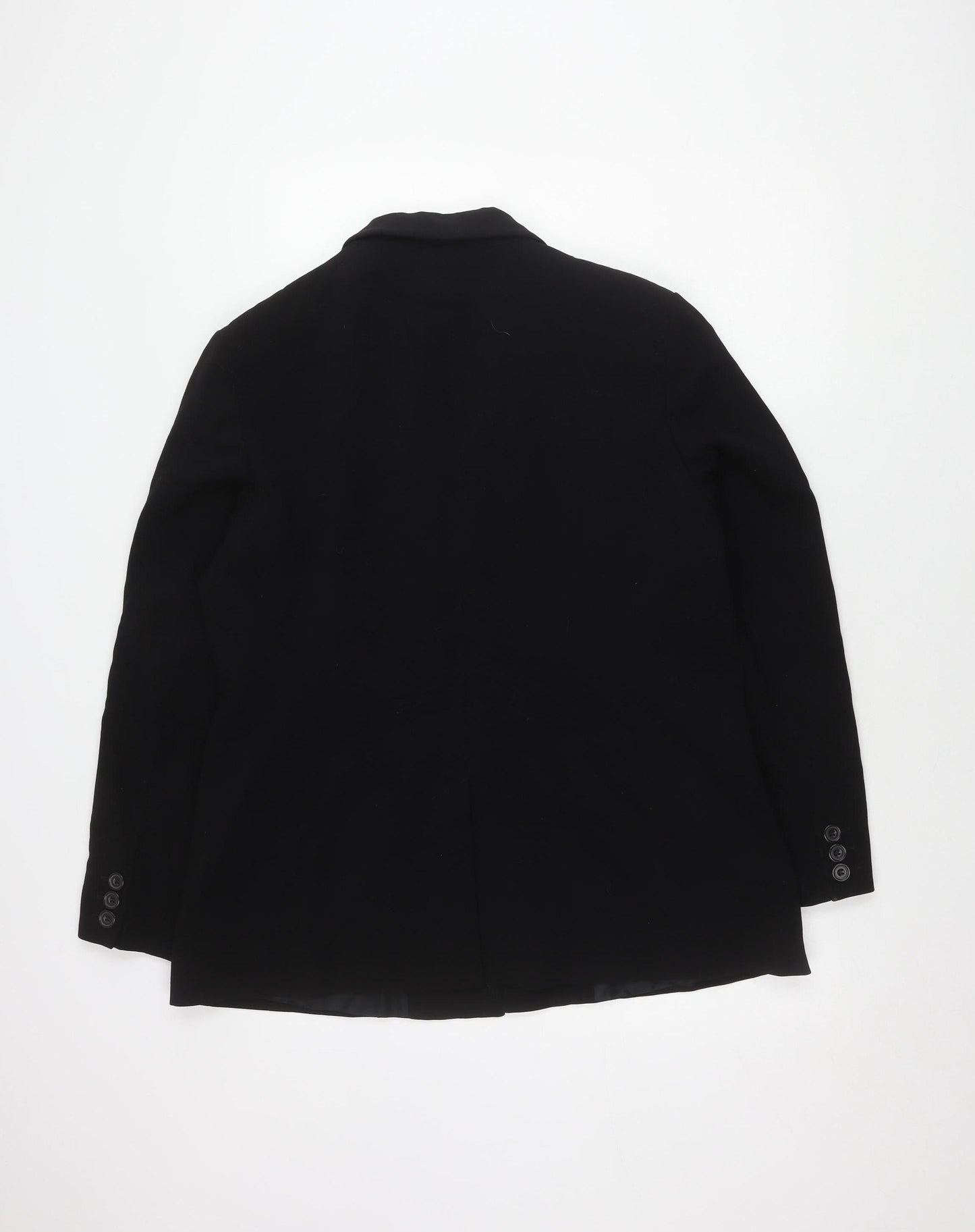 Laura Ashley Women's Black Wool Blazer UK 18 Workwear