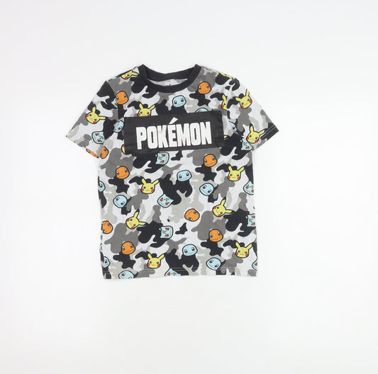 Pokémon Boys Multicoloured Graphic T-Shirt, Size 4 Years, Short Sleeve