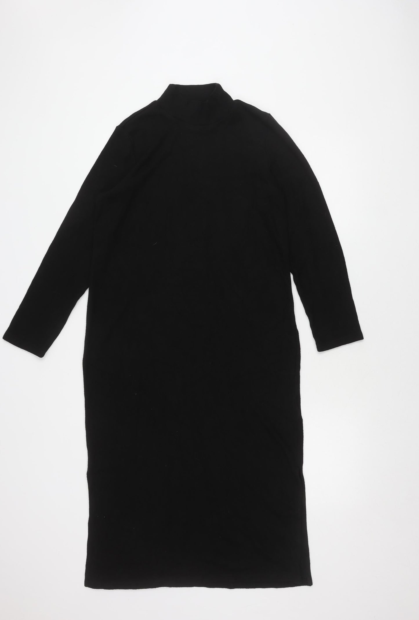 Marks and Spencer Women's Black Dress 12 High Neck