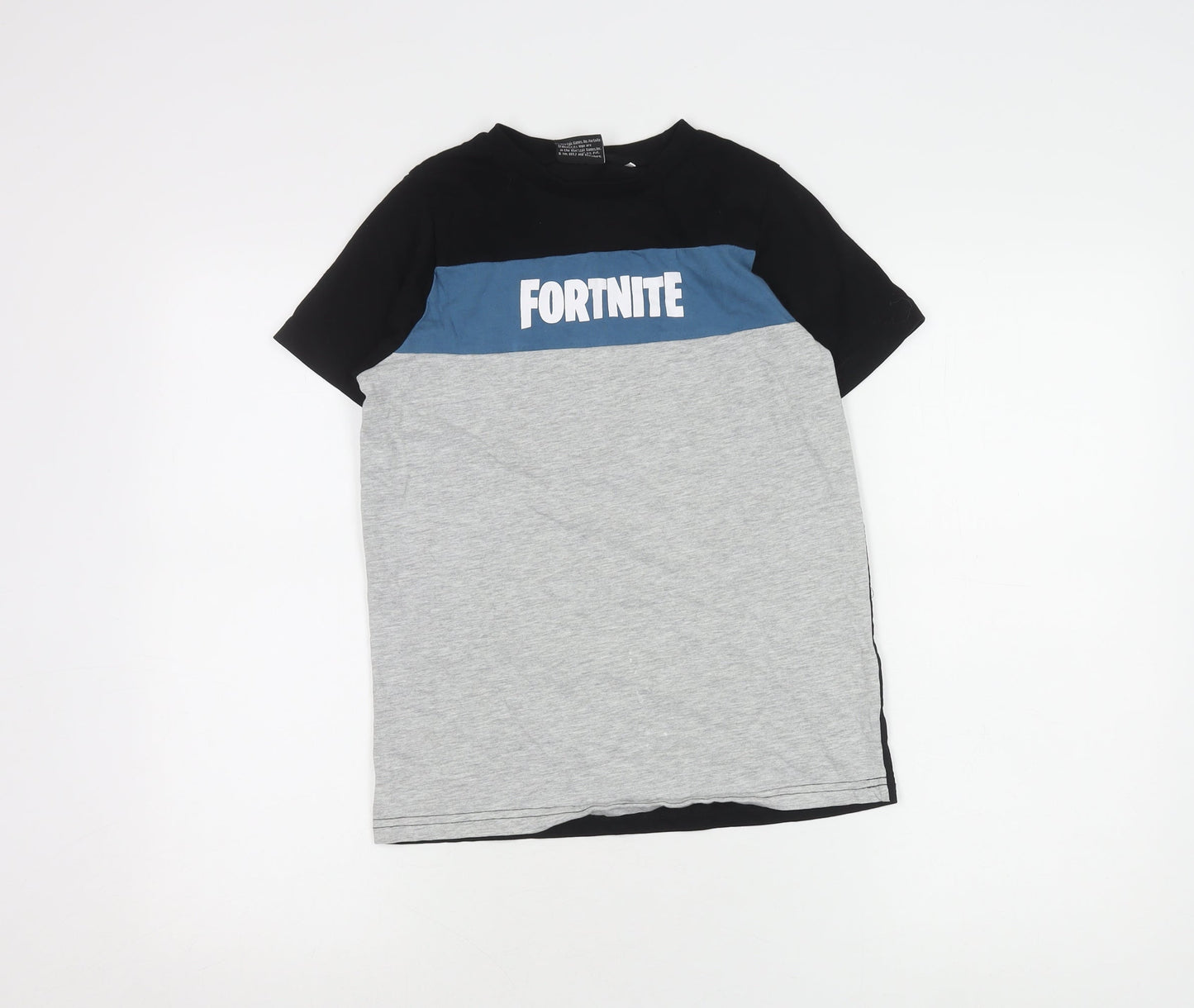 Vanilla Underground Boys Fortnite T-Shirt - Black/Blue/Grey, S
