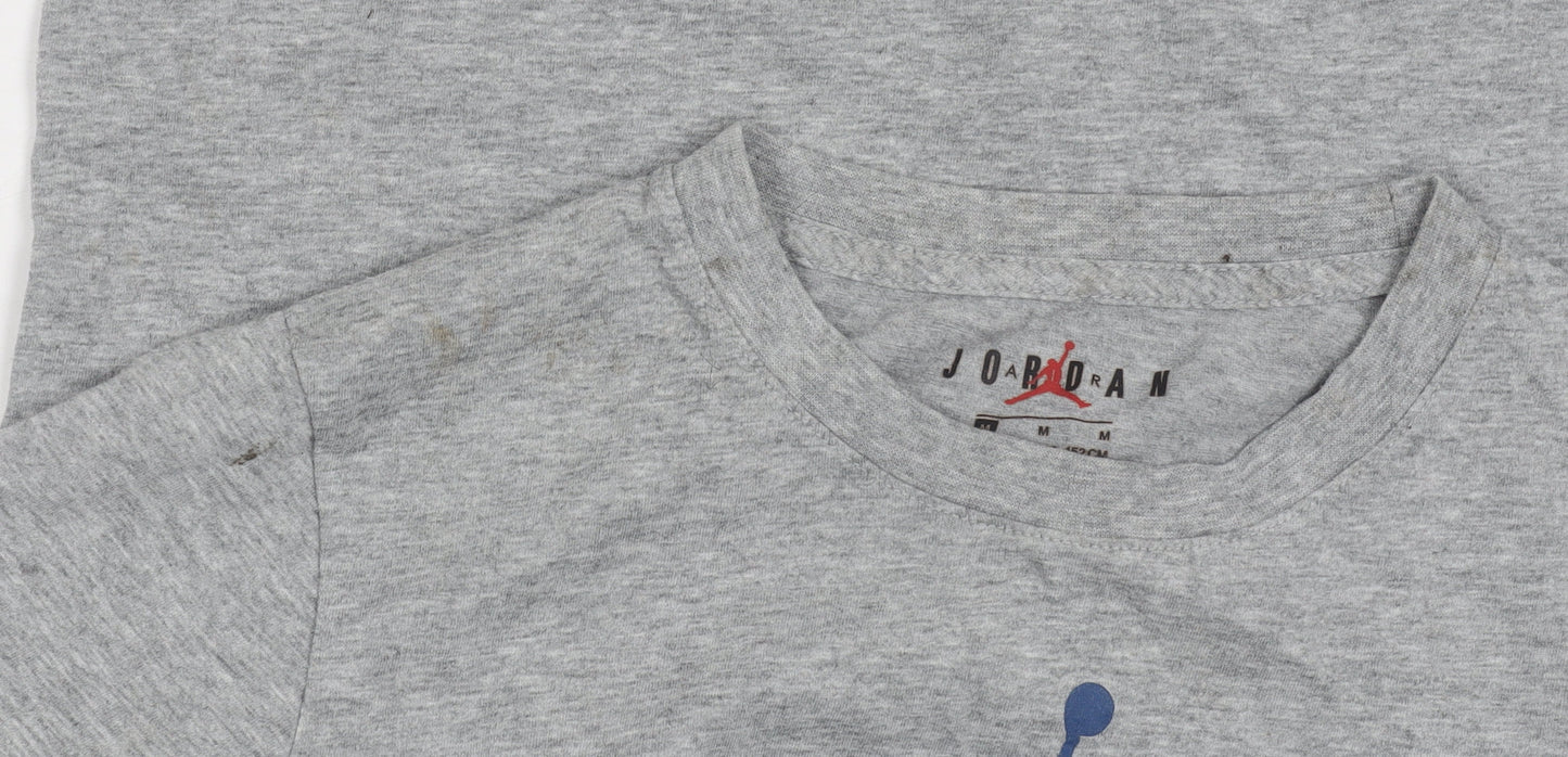 Jordan Boys Grey Medium Logo T-Shirt