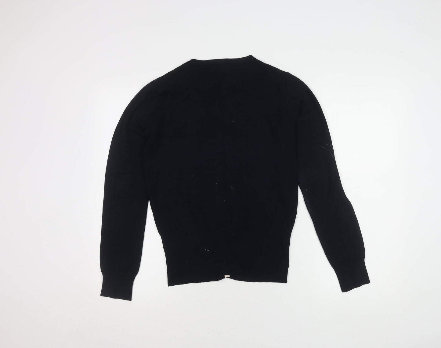 Linea Women's Black Cardigan, S, Round Neck, Casual