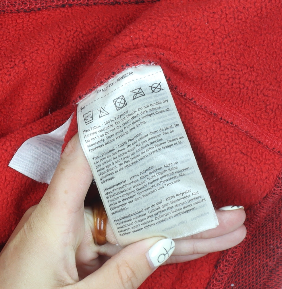 Regatta Men's XL Red Fleece Pullover with Logo
