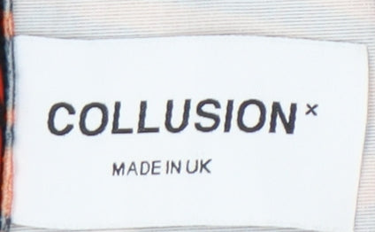 Collusion Women's Multicoloured Cropped T-Shirt - Size 14