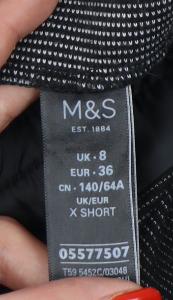 Marks and Spencer Women's Black Trousers Size 8