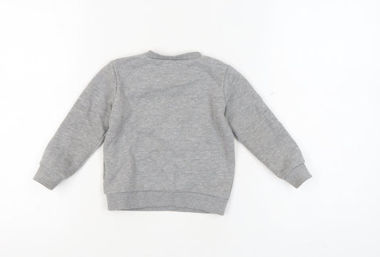 Converse Boys Grey Pullover Sweatshirt 2 Years