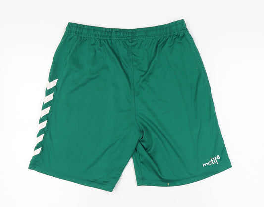 Hummel Men's Green Athletic Shorts L
