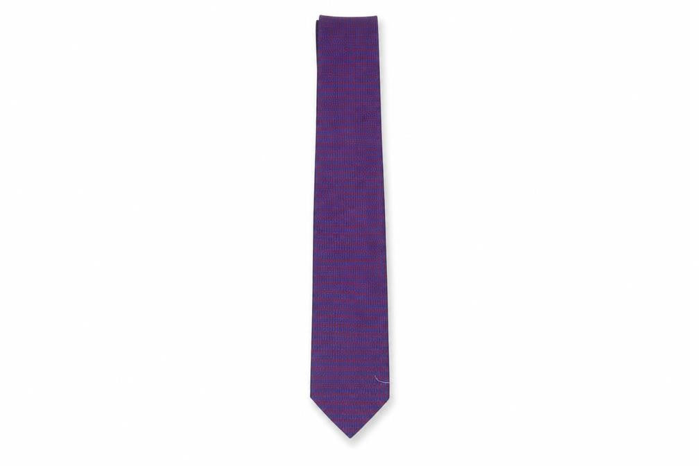 Savoy Taylors Guild Men's Purple Silk Slim Tie