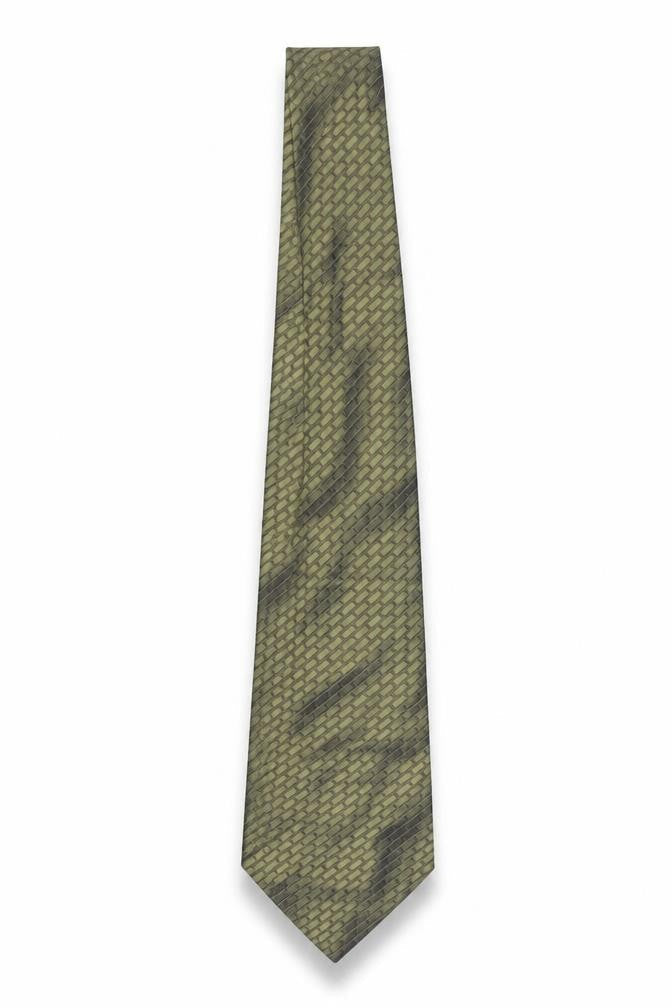 Ciro Citterio Green Silk Pointed Tie Men