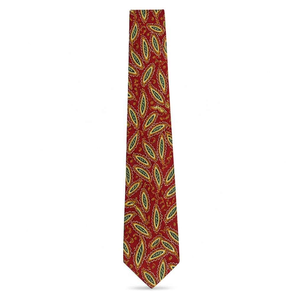 Austin Reed Men's Red Paisley Silk Designer Tie