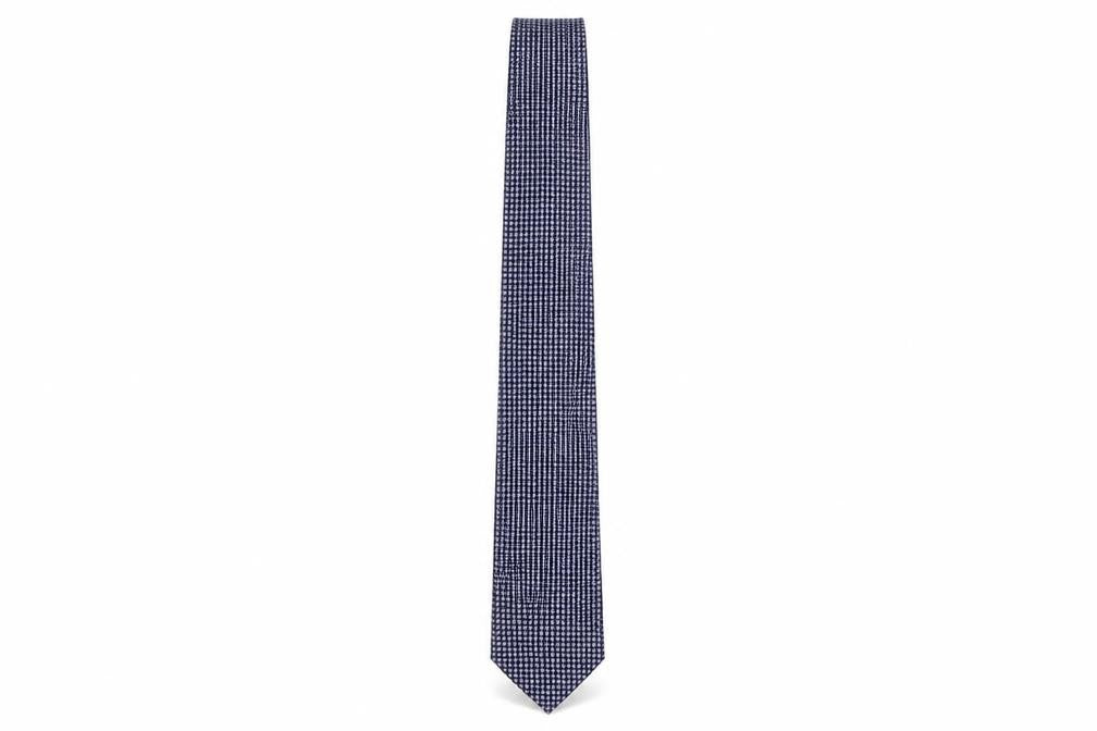 Austin Reed Men's Blue Geometric Silk Tie