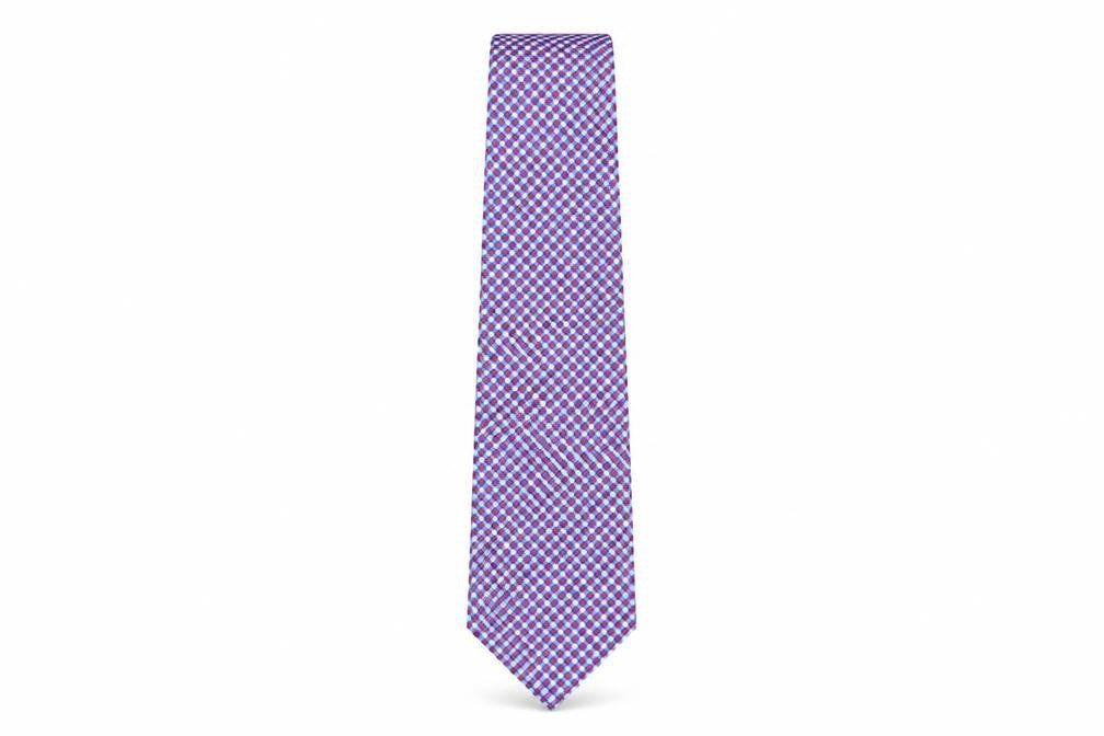 Charles Tyrwhitt Men's Multicoloured Check Silk Tie