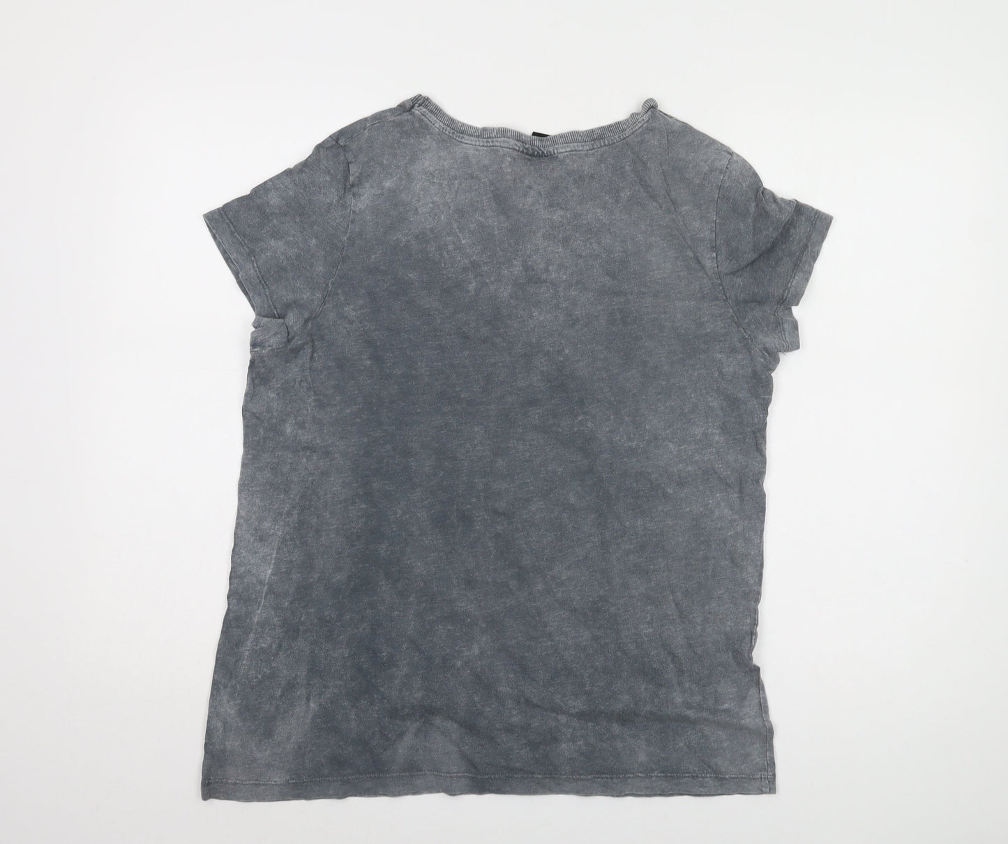 Disney Women's Grey Cartoon T-Shirt M