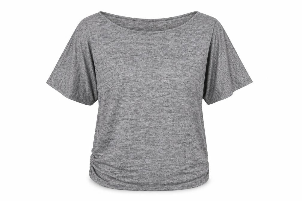 Oasis Women Grey 3/4 Sleeve T-Shirt XS