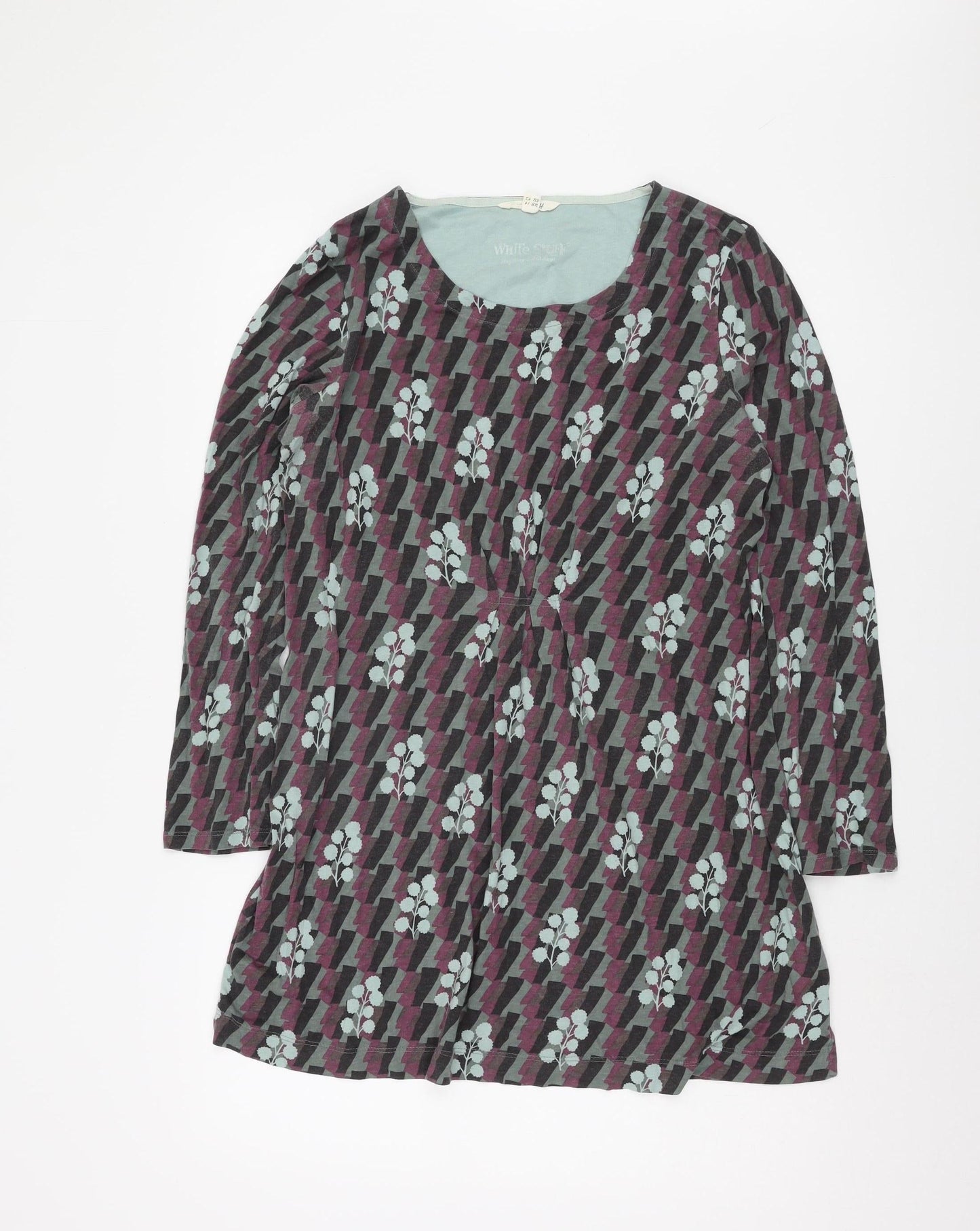 White Stuff Women's Multicoloured Tunic,UK 14, Cotton Jersey