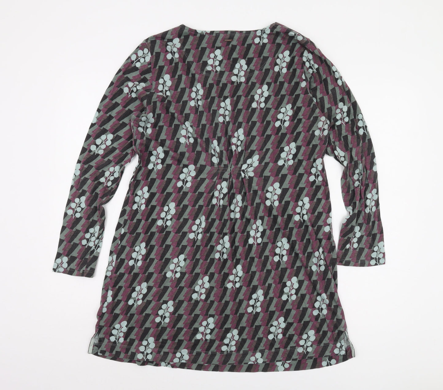 White Stuff Women's Multicoloured Tunic,UK 14, Cotton Jersey