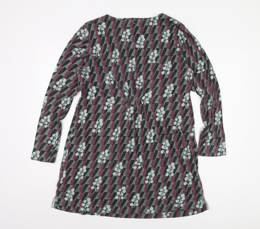 White Stuff Women's Multicoloured Tunic,UK 14, Cotton Jersey