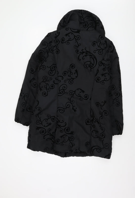 Bonmarché Women's Black Coat Size 10 Elegance & Comfort