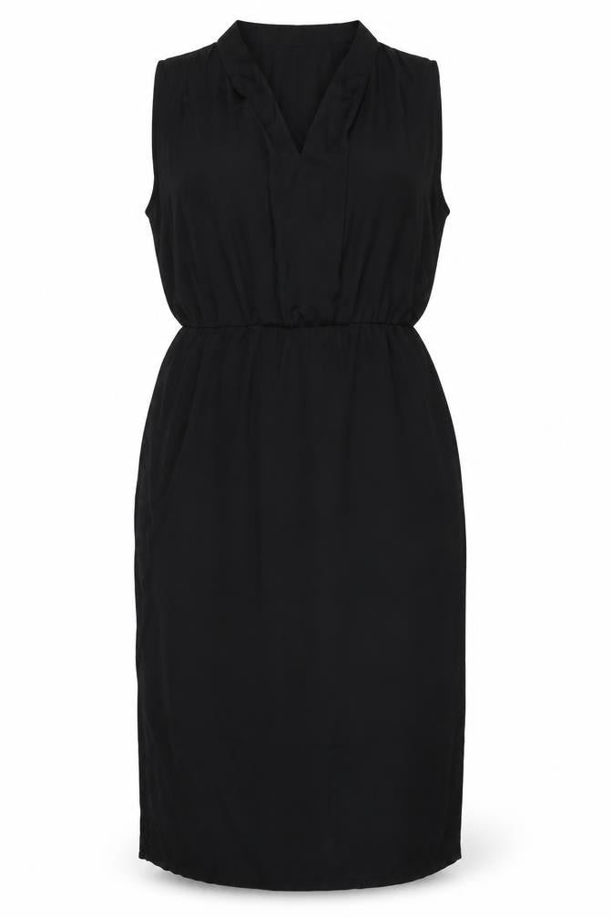 Saint Tropez Women's Black Sleeveless Dress L