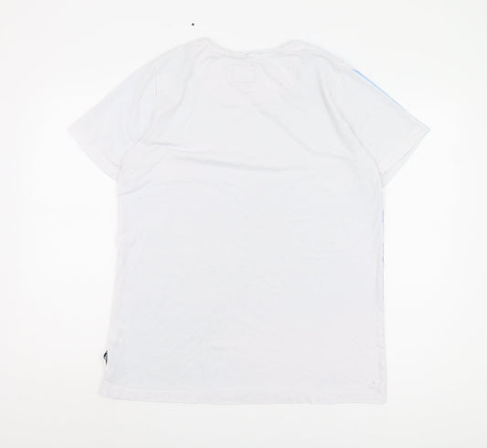 SoulCal Men's Blue Geometric Print T-Shirt Size L