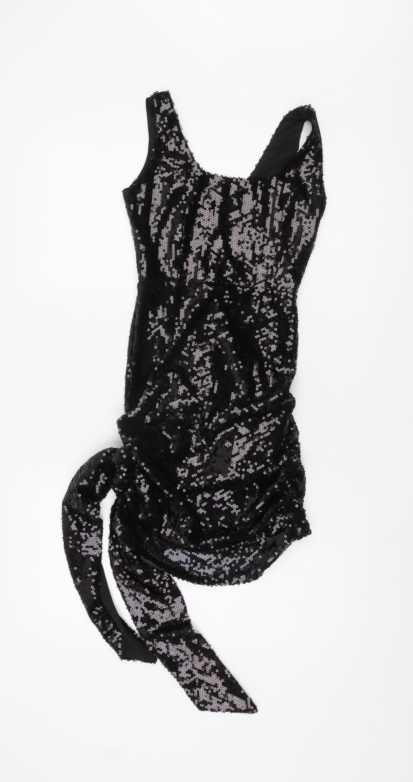 Femme Luxe Women's Black Sequin Dress Size 6