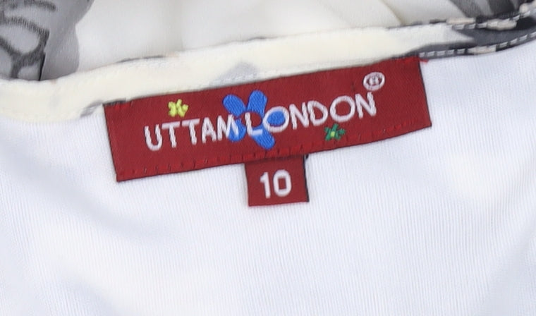 Uttam London Women's Multicoloured A-Line Dress