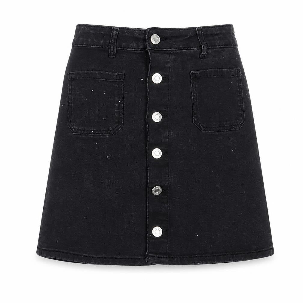 Black &Denim Girls Denim Skirt, Age 11-12 Years, A-Line Style