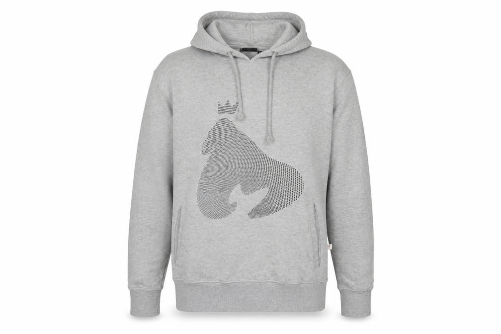 Money Men's Grey Medium Pullover Hoodie with Logo