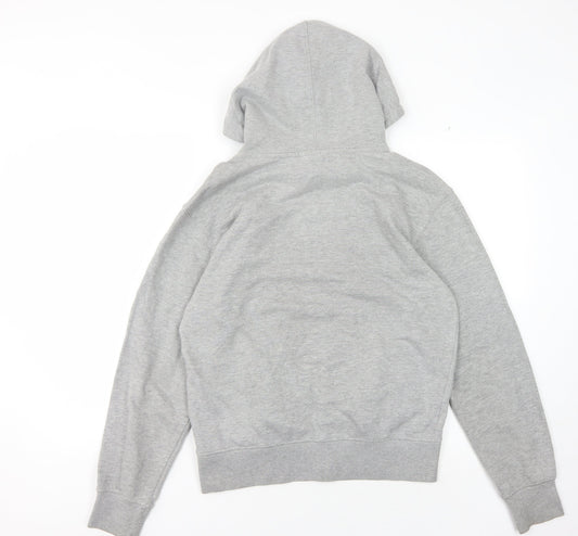 Money Men's Grey Medium Pullover Hoodie with Logo