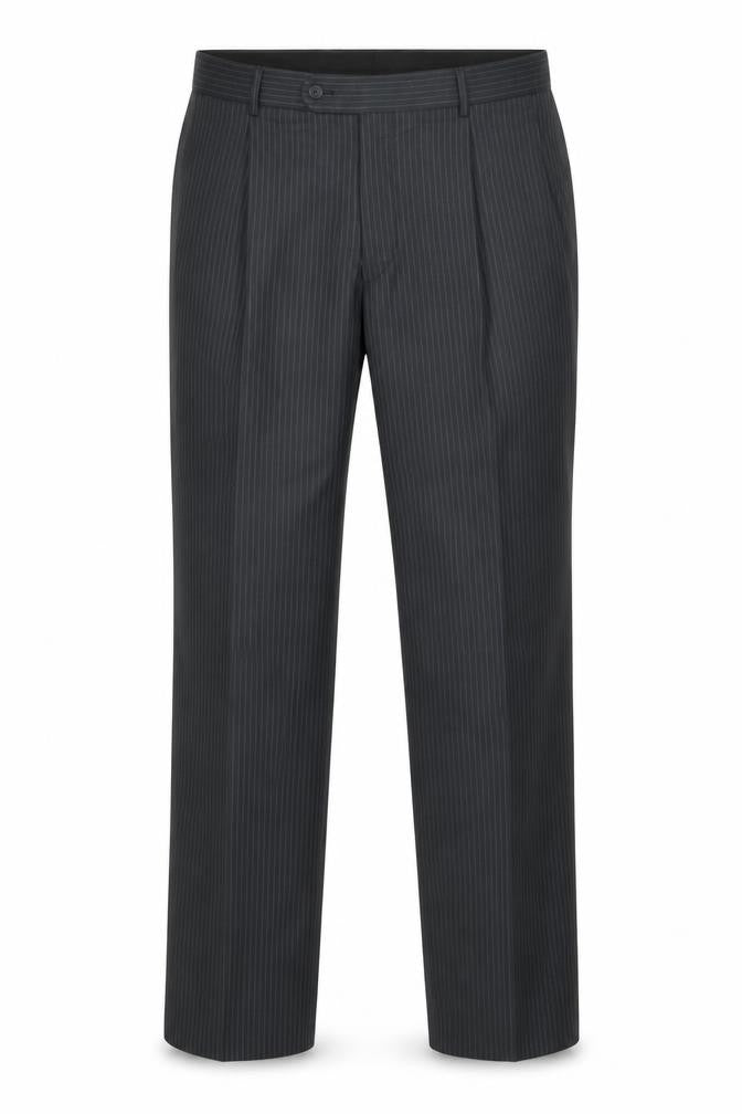 Burton Black Men's Striped Trousers Size 34