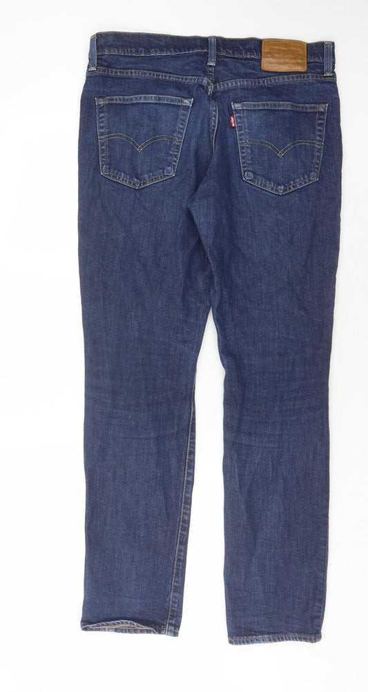 Levi's Men's Blue Slim Straight Jeans W34 L32