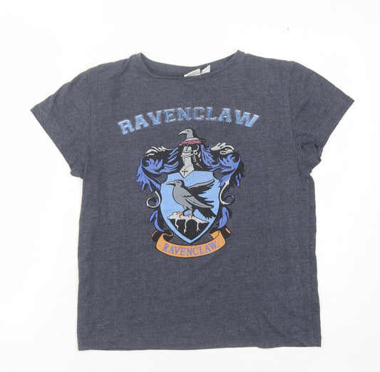 Harry Potter Women’s Blue Ravenclaw T-Shirt Size 8