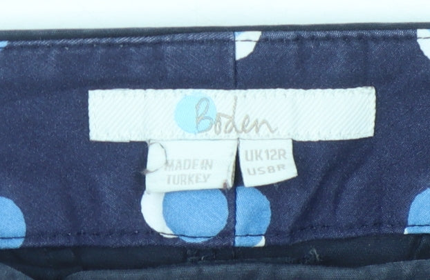 Boden Women's Blue Trousers - Size 12R, Stylish & Comfortable