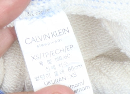 Calvin Klein Women's Ivory Joggers XS Casual Knit
