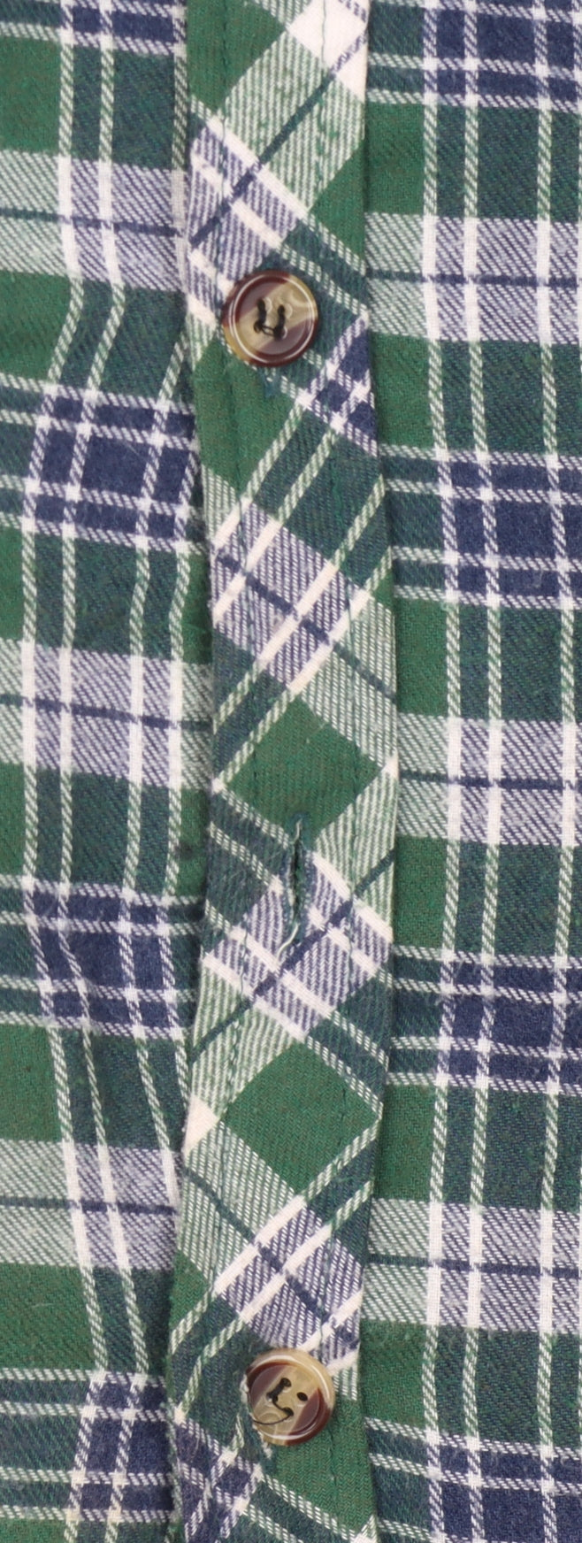 Champion Men's Green Plaid Flannel Shirt S