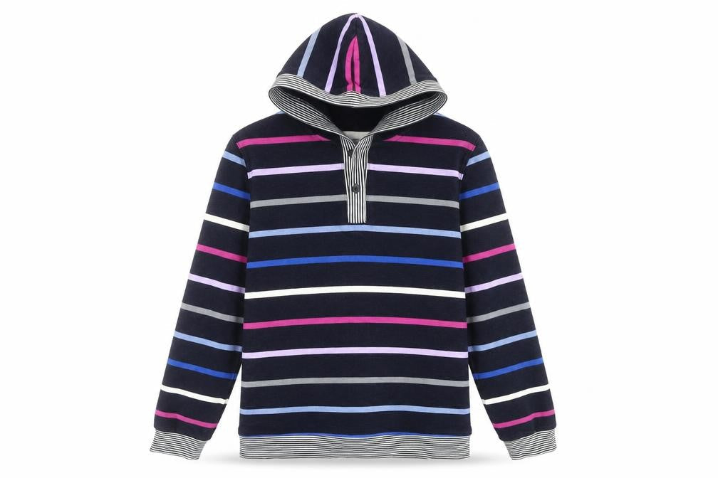 Lands' Mens End Multicoloured Stripe Hoodie S