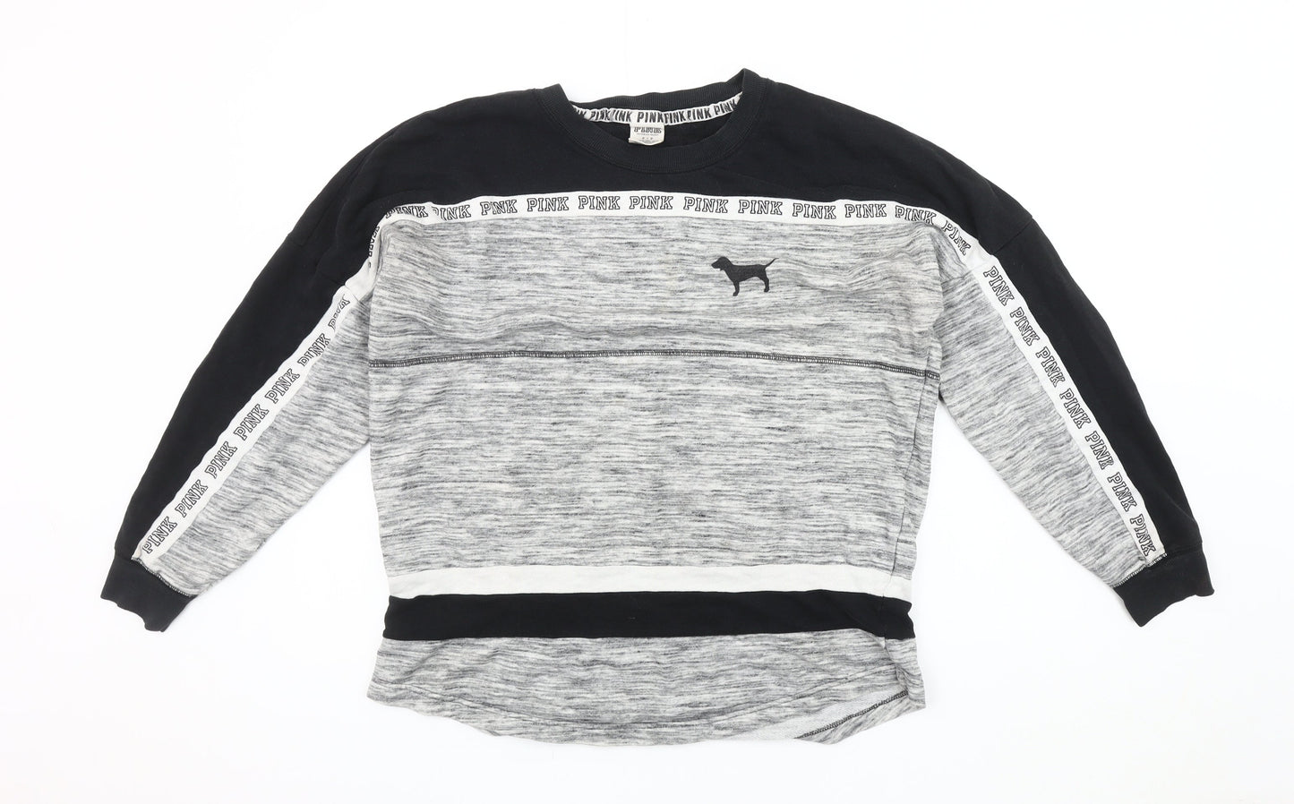 Victoria's Secret Women's Grey Logo Sweatshirt Size S