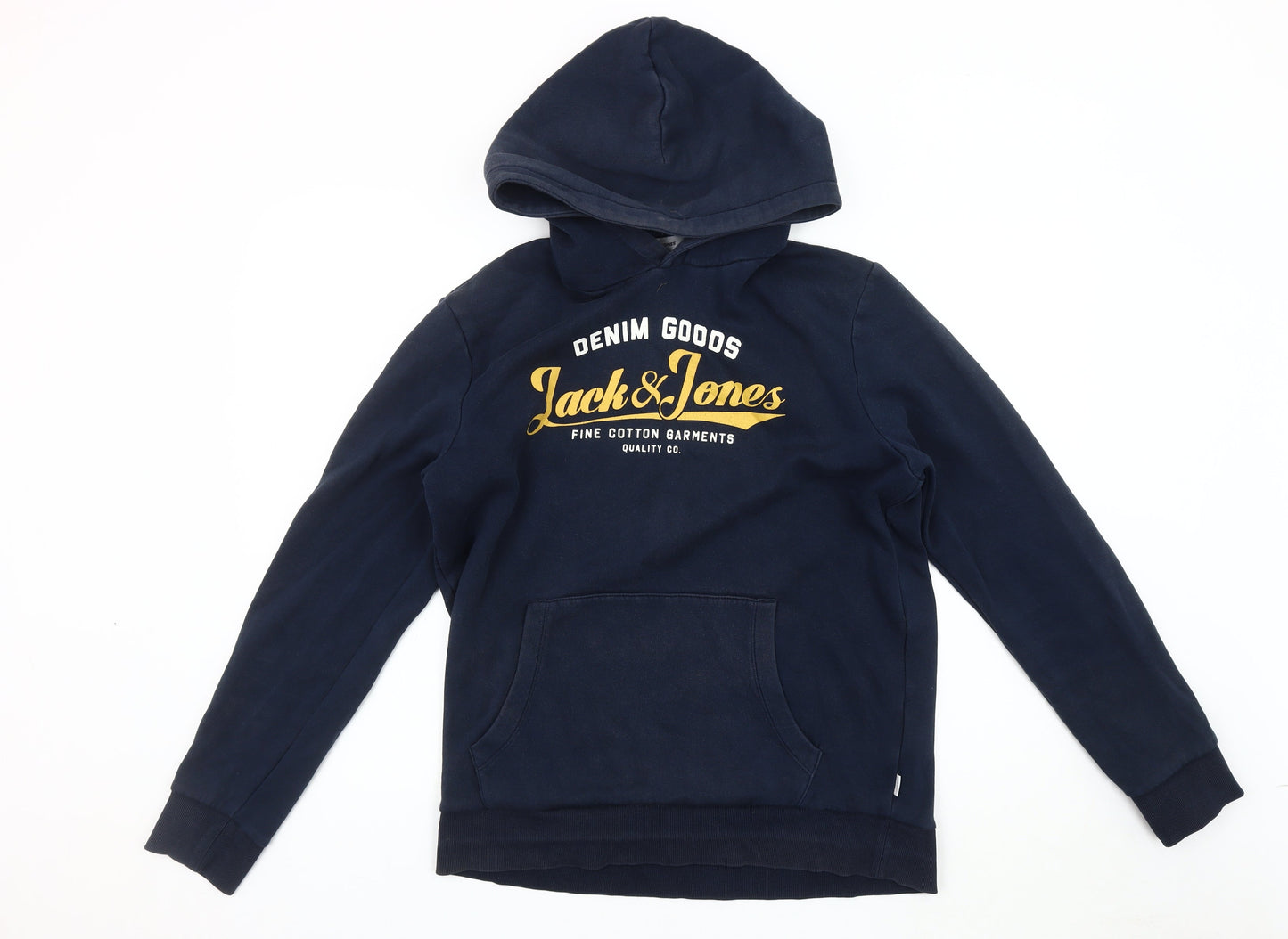 Jack & Jones Men’s Blue Pullover Hoodie L