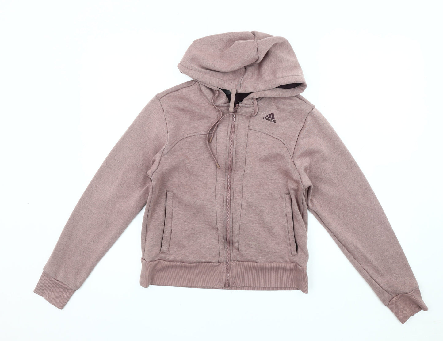 Adidas Women's Purple Hoodie Jacket Size S