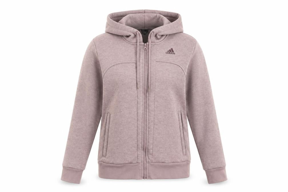 Womens UK Size S Regular adidas Purple Cotton Blend Jacket